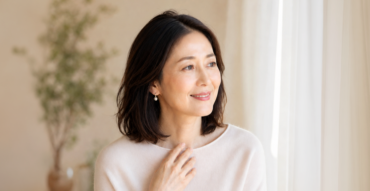 前向きに人生を整える女性のイメージ